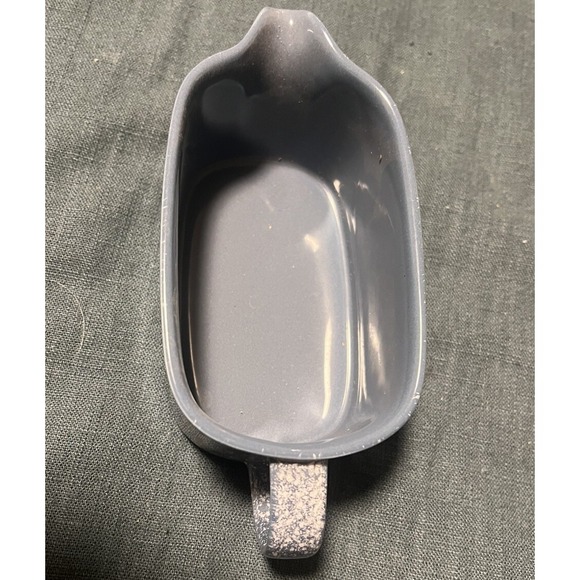 Mikasa ULTRASTONE COUNTRY BLUE Gravy Boat & Underplate CU501 Discontinued - Picture 2 of 5